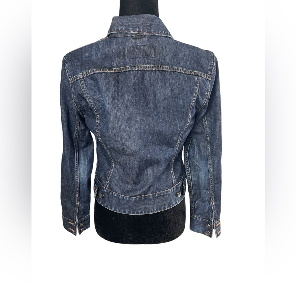 LUCKY BRAND Cotton Denim Trucker Jacket - Picture 10 of 15